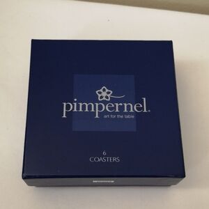 Brand New In Box Pimpernel Paisley Coaster Collection Set Of Six by Portmeirion
